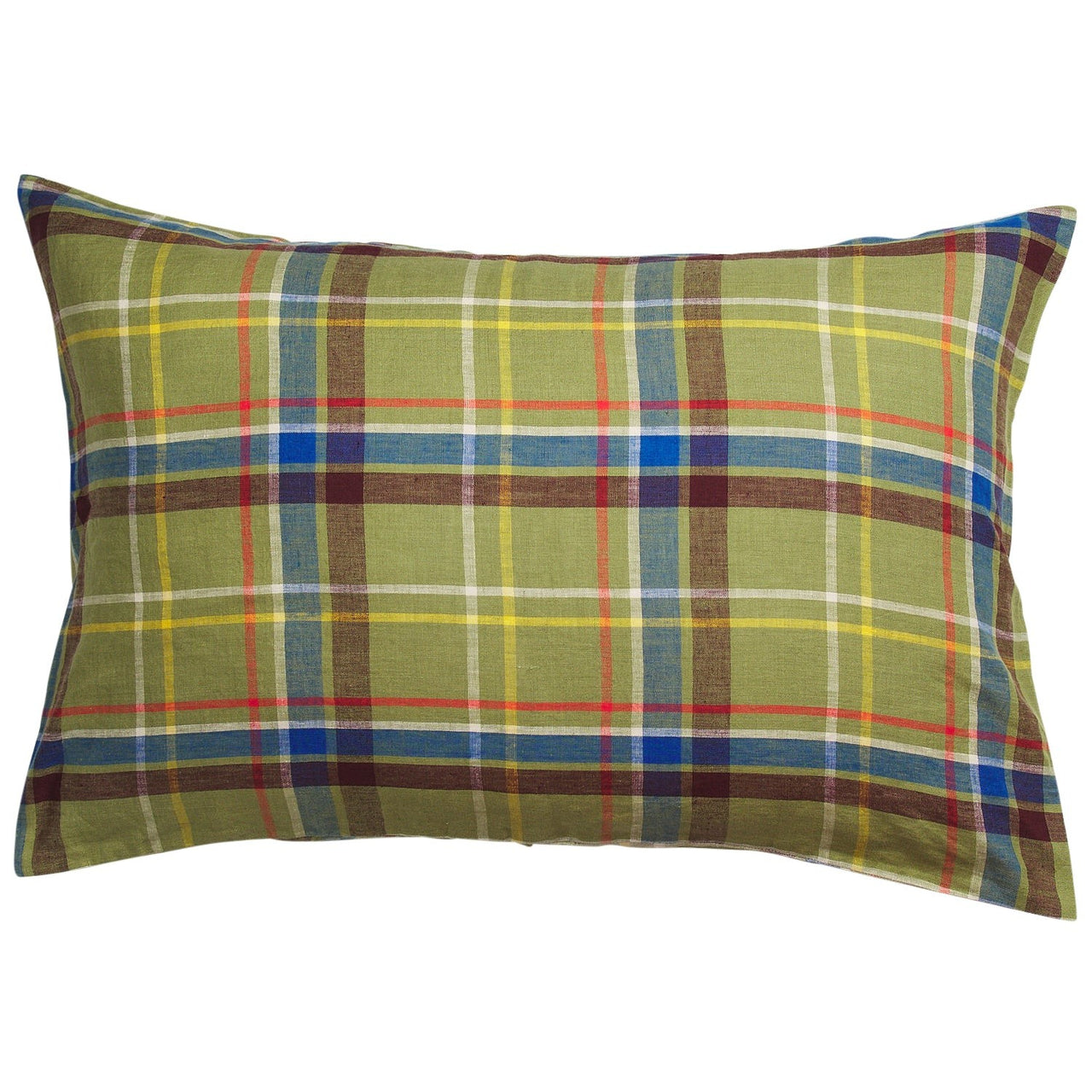 'Frances' Linen Standard Pillowcase Set | Moss by Sage and Clare. Australian Art Prints, Gifts, Fashion and Homewares. Green Door Decor. www.greendoordecor.com.au