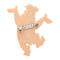 Fred Flintstone Brooch | Hanna-Barbera x Erstwilder. Australian Art Prints, Fashion and Homewares. Green Door Decor. www.greendoordecor.com.au