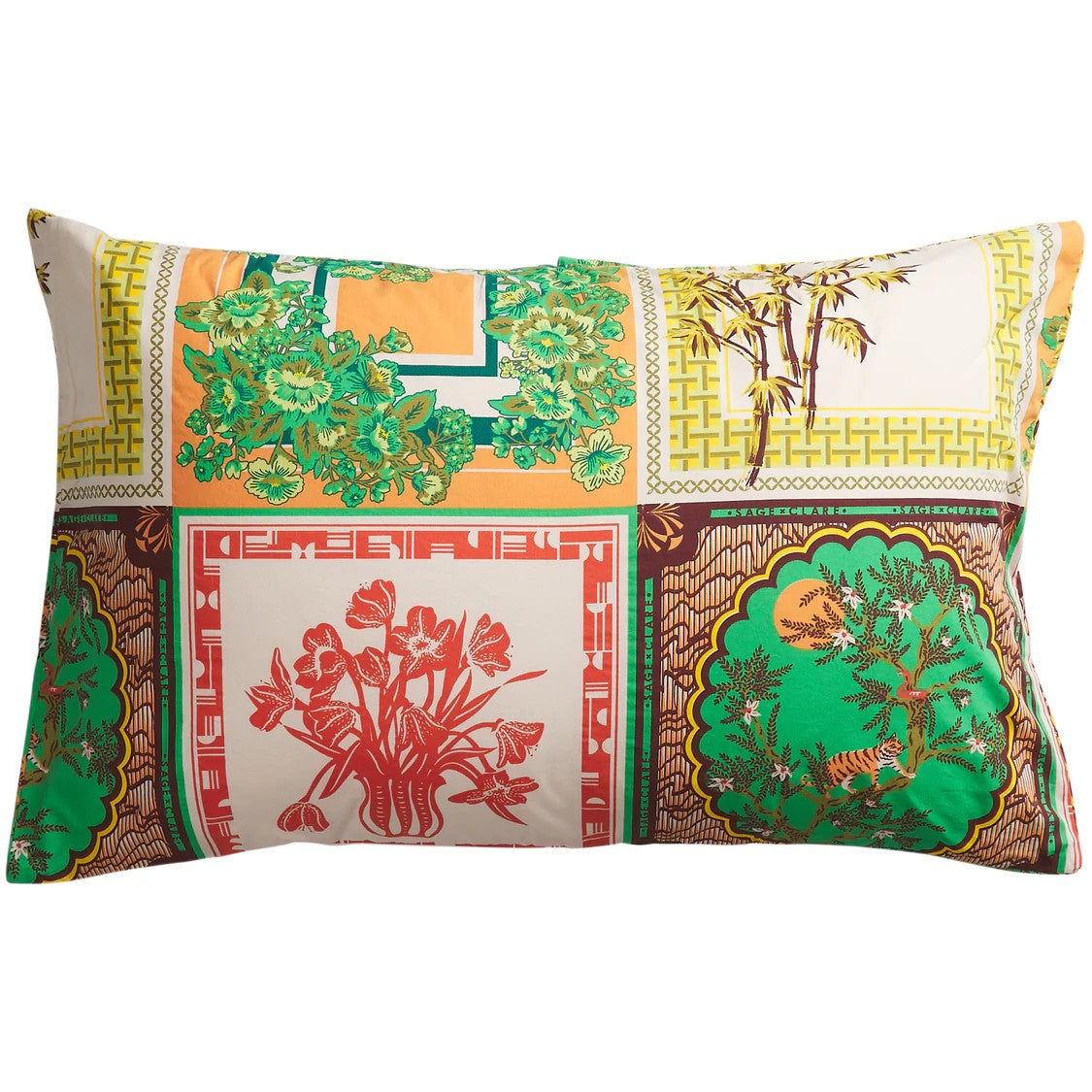 'Freya' Cotton Standard Pillowcase Set by Sage and Clare. Australian Art Prints, Gifts, Fashion and Homewares. Green Door Decor. www.greendoordecor.com.au