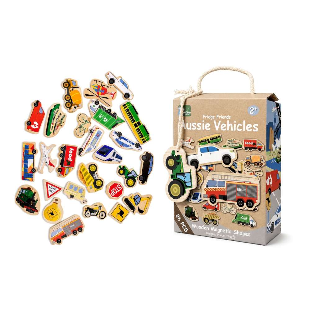 Fridge Friends Aussie Vehicles Magnets by Eleganter Australia. Australian Art Prints, Gifts, Fashion and Homewares. Green Door Decor. www.greendoordecor.com.au