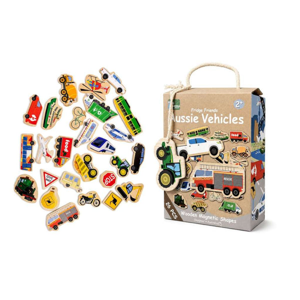 Fridge Friends Aussie Vehicles Magnets by Eleganter Australia. Australian Art Prints, Gifts, Fashion and Homewares. Green Door Decor. www.greendoordecor.com.au
