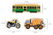 Fridge Friends Aussie Vehicles Magnets by Eleganter Australia. Australian Art Prints, Gifts, Fashion and Homewares. Green Door Decor. www.greendoordecor.com.au
