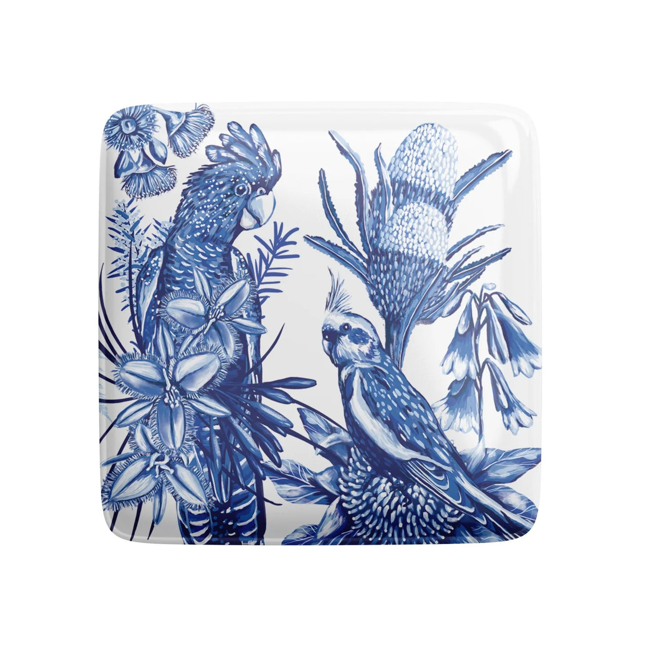 Fridge Magnet | Dynasty Of Nature Birds by La La Land. Australian Art Prints and Homewares. Green Door Decor. www.greendoordecor.com.au