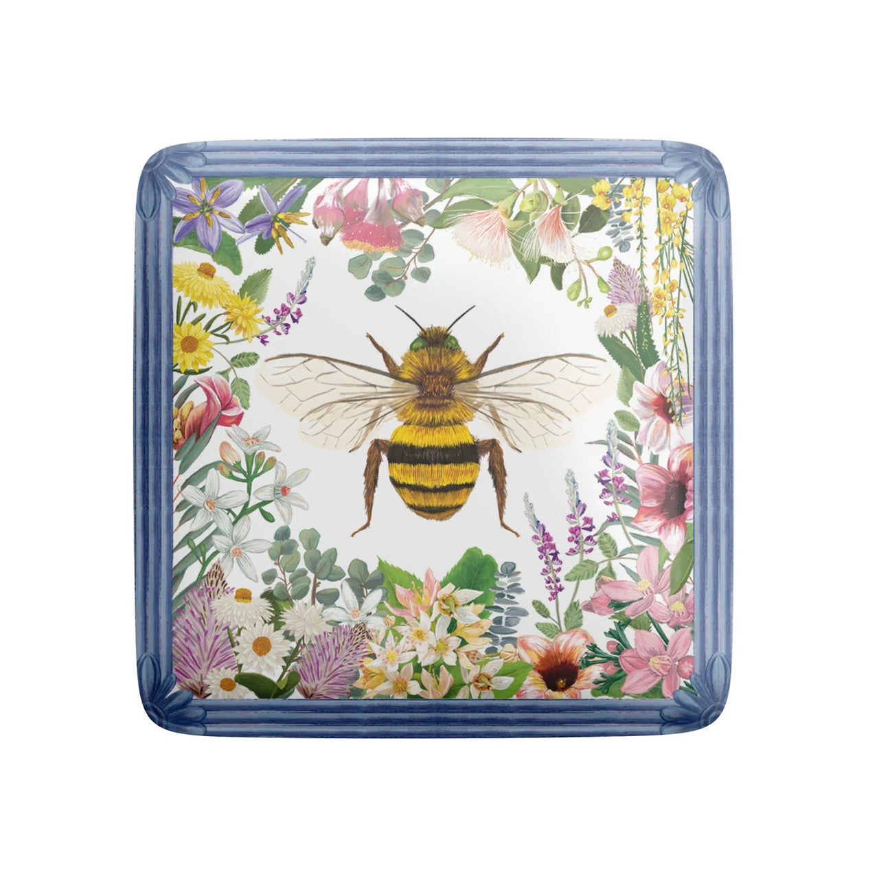 Fridge Magnet | Enchanted Garden Bee by La La Land. Australian Art Prints and Homewares. Green Door Decor. www.greendoordecor.com.au