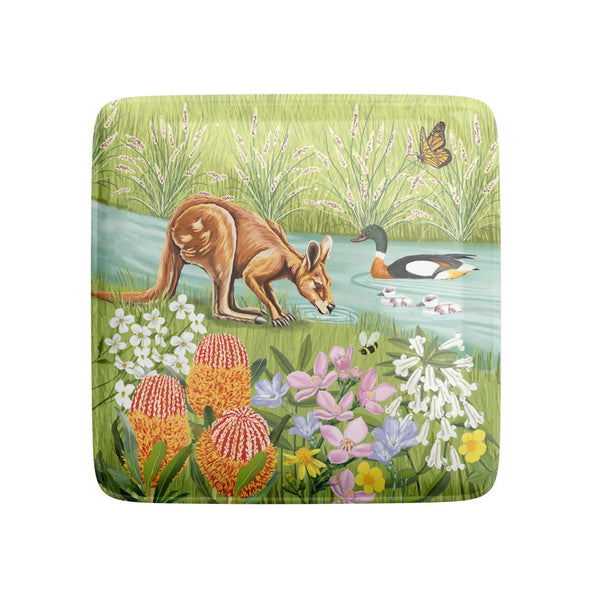 Fridge Magnet | Garden Giggles River by La La Land. Australian Art Prints and Homewares. Green Door Decor. www.greendoordecor.com.au