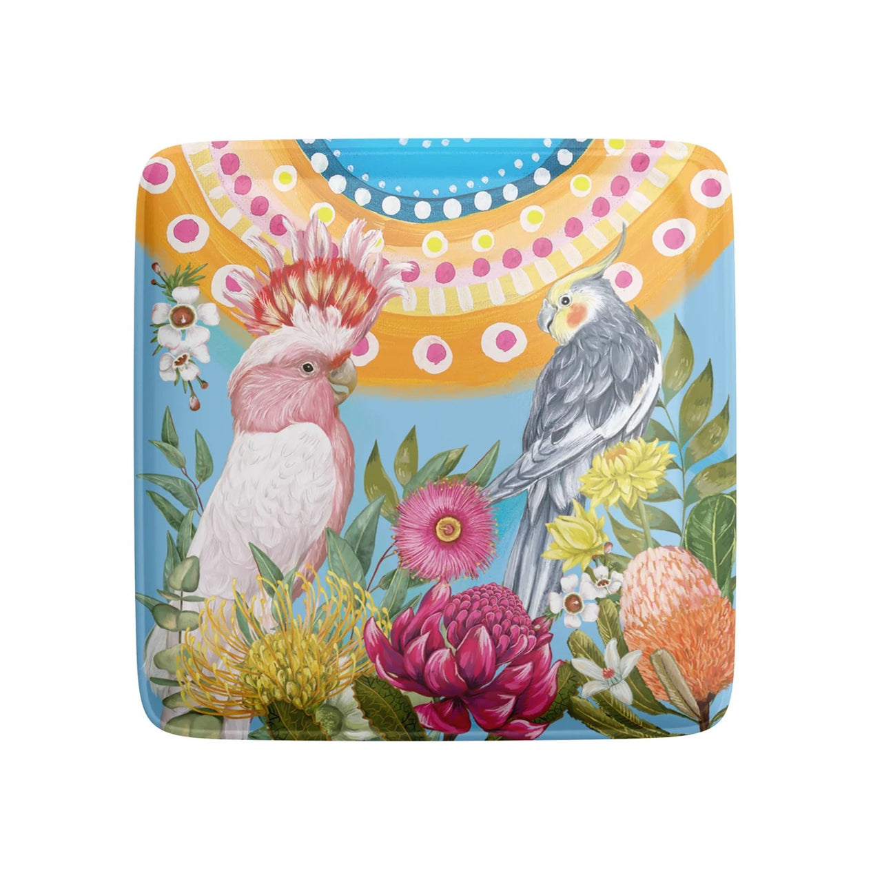 Fridge Magnet | Sacred Country Vol.2 Birds by La La Land. Australian Art Prints and Homewares. Green Door Decor. www.greendoordecor.com.au