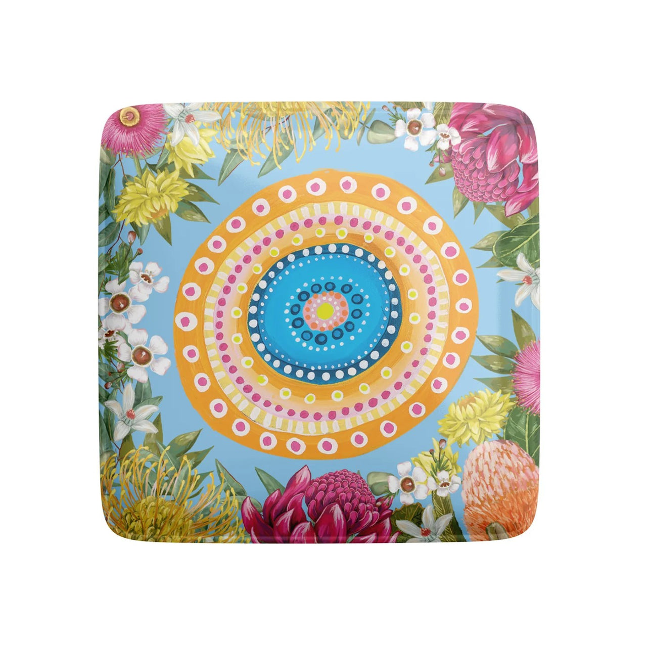 Fridge Magnet | Sacred Country Vol.2 Sun by La La Land. Australian Art Prints and Homewares. Green Door Decor. www.greendoordecor.com.au