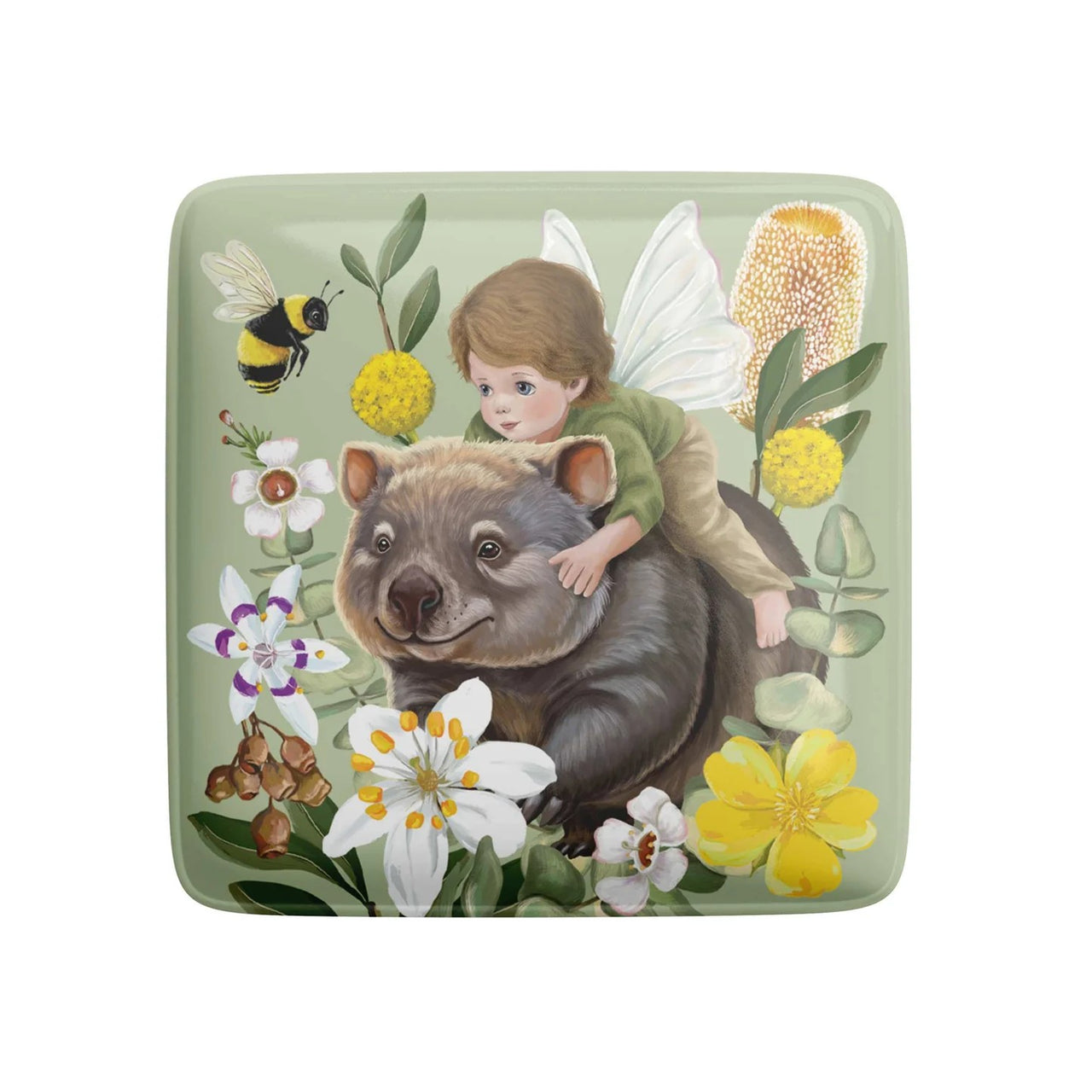 Fridge Magnet | The Secret World of the Bush Boy by La La Land. Australian Art Prints, Gifts, Fashion and Homewares. Green Door Decor. www.greendoordecor.com.au