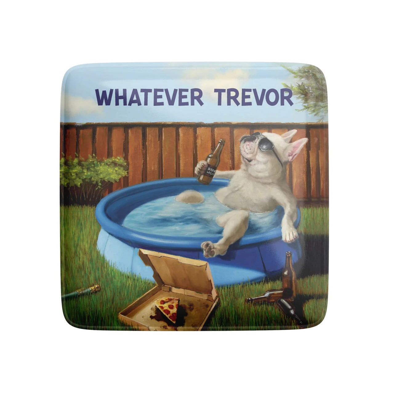 Fridge Magnet | Whatever Trevor by La La Land. Australian Art Prints and Homewares. Green Door Decor. www.greendoordecor.com.au