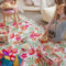 Fringed Picnic Mat | Hibiscus Retreat by Kollab. Australian Art Prints, Gifts, Fashion and Homewares. Green Door Decor. www.greendoordecor.com.au