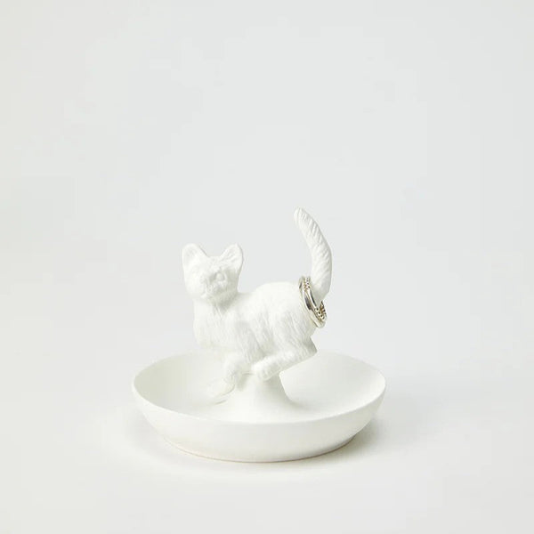 Frolic Cat Ring Dish by Jones and Co. Australian Art Prints and Homewares. Green Door Decor. www.greendoordecor.com.au