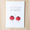 I Love You From My Head Tomatoes | Greeting Card by Well Drawn. Australian Art Prints and Homewares. Green Door Decor. www.greendoordecor.com.au