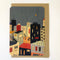 Wood Greeting Card & Envelope | Hayley Sinnatt | City Lights by Greenigo. Australian Art Prints and Homewares. Green Door Decor. www.greendoordecor.com.au