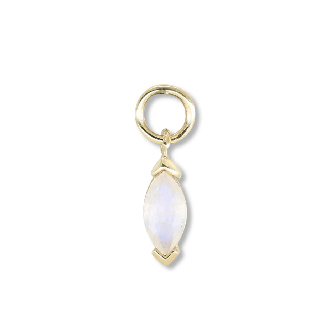 'Marquise Moonstone' Gold Charm by ToniMay. Australian Art Prints and Homewares. Green Door Decor. www.greendoordecor.com.au