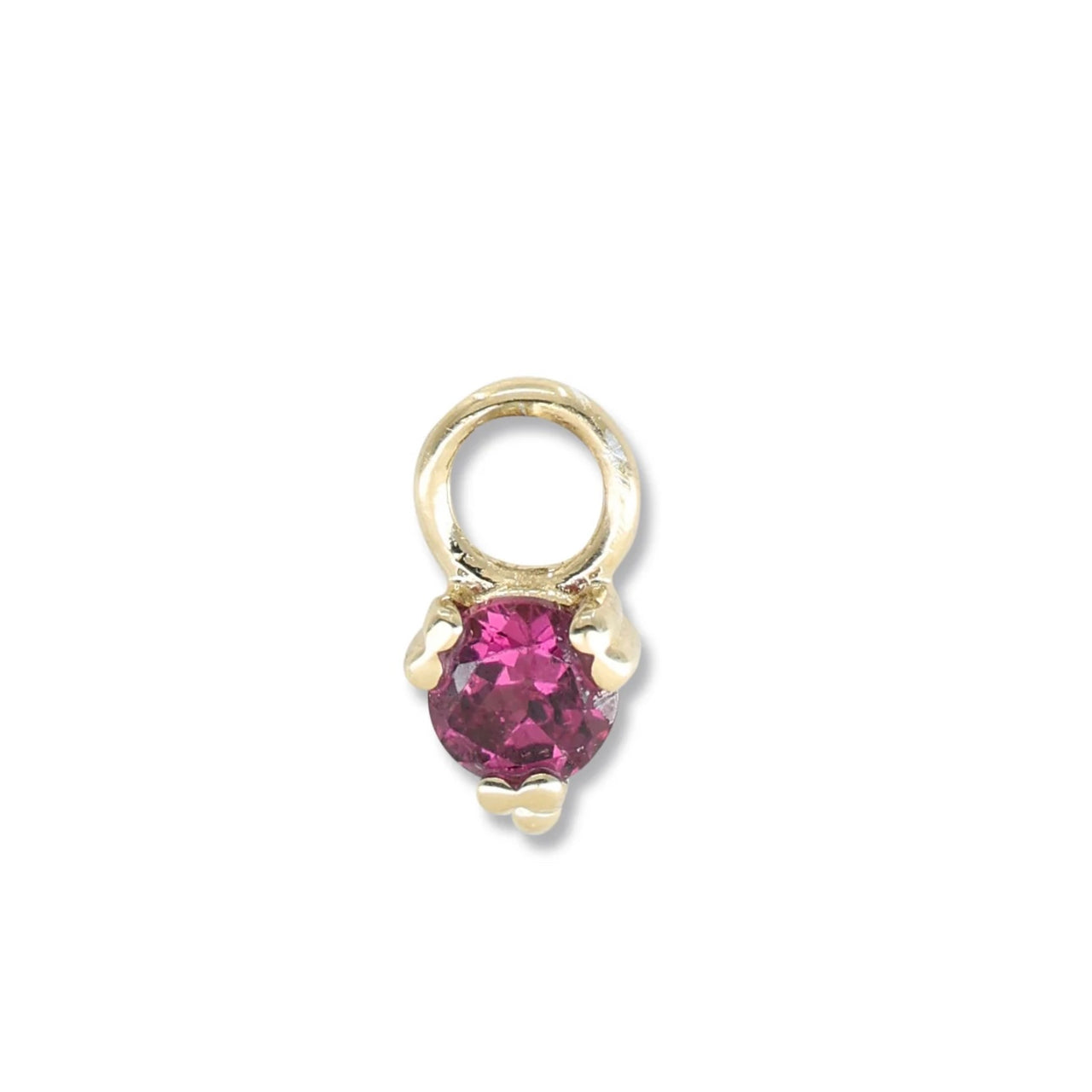 'Orb Rhodolite' Gold Charm by ToniMay. Australian Art Prints and Homewares. Green Door Decor. www.greendoordecor.com.au