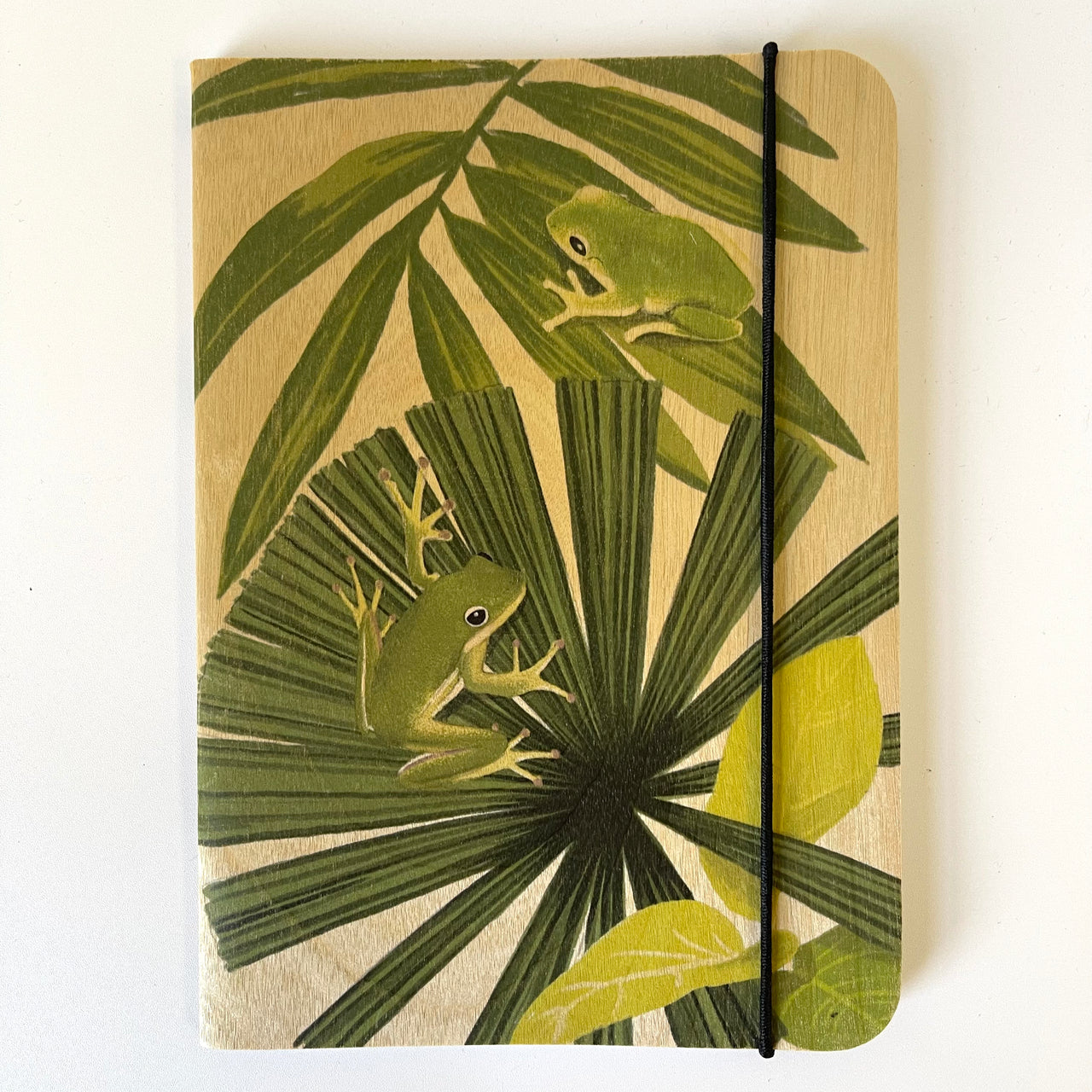 B6 Notebook | Daniella Germain | Froggy Foliage by Greenigo. Australian Art Prints and Homewares. Green Door Decor. www.greendoordecor.com.au