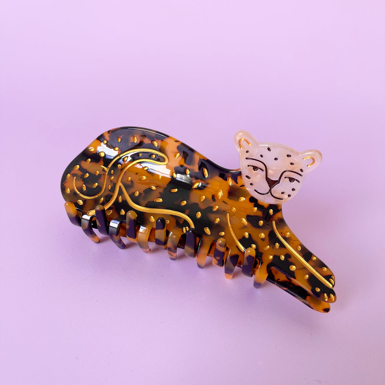 Hair Claw | Leopard Tortoise