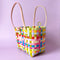 Mini Recycled Plastic Basket | Various Colours