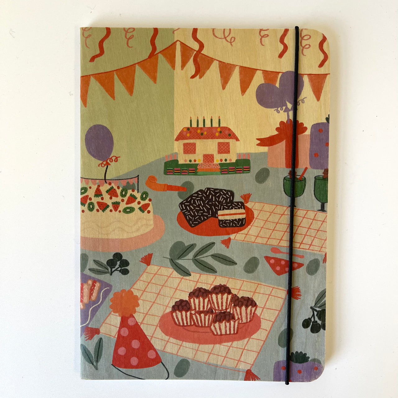 A5 Journal | Hayle & Shine | Party Time by Greenigo. Australian Art Prints and Homewares. Green Door Decor. www.greendoordecor.com.au