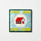 Fun House Tile | Cool Kids by Jones and Co. Australian Art Prints, Gifts, Fashion and Homewares. Green Door Decor. www.greendoordecor.com.au