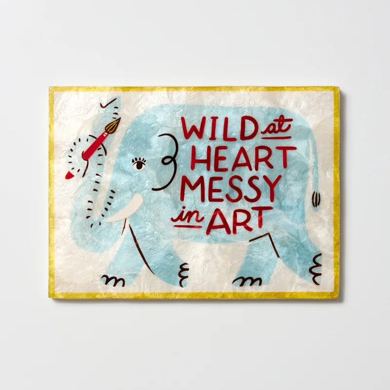 Fun House Tile | Elephant by Jones and Co. Australian Art Prints, Gifts, Fashion and Homewares. Green Door Decor. www.greendoordecor.com.au