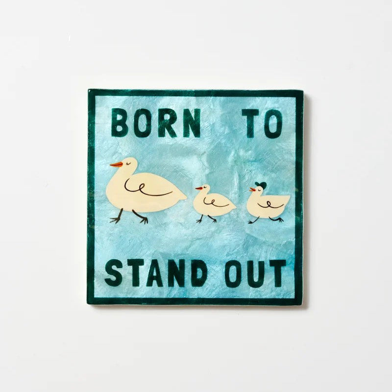 Fun House Tile | Stand Out by Jones and Co. Australian Art Prints, Gifts, Fashion and Homewares. Green Door Decor. www.greendoordecor.com.au
