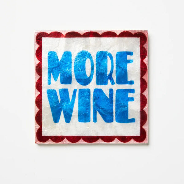 'Fun House' Wine Wall Tile by Jones and Co. Australian Art Prints, Fashion and Homewares. Green Door Decor. www.greendoordecor.com.au