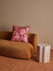 Linen Cushion (60cm) | Gardenia Cerise by Bonnie and Neil. Australian Art Prints and Homewares. Green Door Decor. www.greendoordecor.com.au