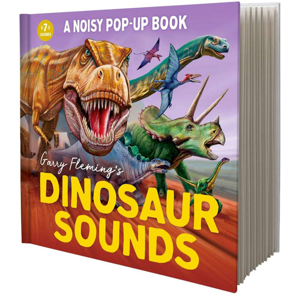 Garry Fleming's Dinosaur Sounds Pop-Up Book by Lake Press. Australian Art Prints and Homewares. Green Door Decor. www.greendoordecor.com.au