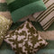 Geranium Khaki Cushion | 60cm by Bonnie and Neil. Australian Art Prints and Homewares. Green Door Decor. www.greendoordecor.com.au