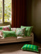 Linen Cushion (60cm) | Geranium Multi by Bonnie and Neil. Australian Art Prints and Homewares. Green Door Decor. www.greendoordecor.com.au