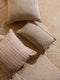 'Gia' Mini Linen Cushion (30x50cm) | Mocha by L&M Home. Australian Art Prints, Gifts, Fashion and Homewares. Green Door Decor. www.greendoordecor.com.au