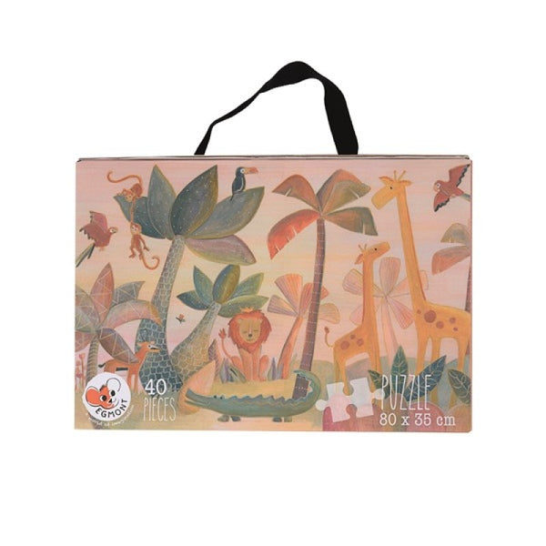 Giant Puzzle (40 pieces) | Jungle by Knox & Floyd. Australian Art Prints and Homewares. Green Door Decor. www.greendoordecor.com.au
