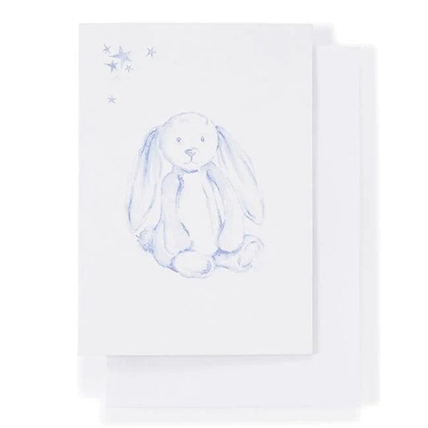 Bella Bunny Blue | Nana Huchy Greeting Card. Australian Art Prints, Gifts, Fashion and Homewares. Green Door Decor. www.greendoordecor.com.au