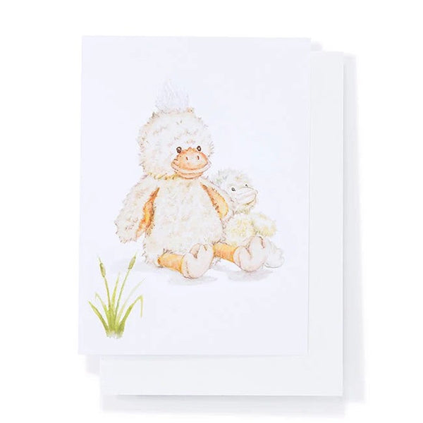 Bill the Duck | Nana Huchy Greeting Card. Australian Art Prints, Gifts, Fashion and Homewares. Green Door Decor. www.greendoordecor.com.au