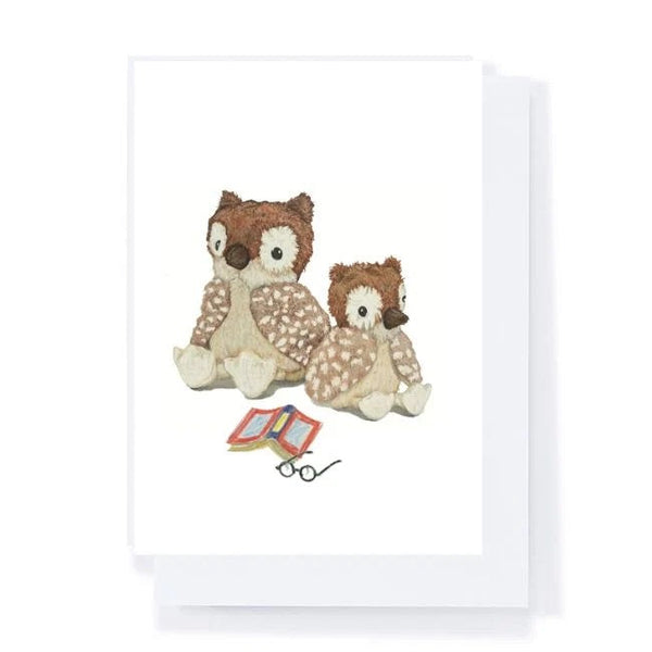 Oscar the Owl | Nana Huchy Greeting Card. Australian Art Prints, Gifts, Fashion and Homewares. Green Door Decor. www.greendoordecor.com.au