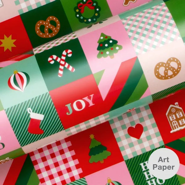 Gift Wrap | Jingle Festive by Vandoros. Australian Art Prints and Homewares. Green Door Decor. www.greendoordecor.com.au