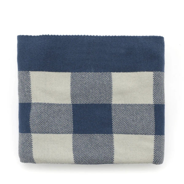 Gingham Baby Blanket | Blue by Nana Huchy. Australian Art Prints, Gifts, Fashion and Homewares. Green Door Decor. www.greendoordecor.com.au