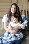 Gingham Baby Blanket | Blue by Nana Huchy. Australian Art Prints, Gifts, Fashion and Homewares. Green Door Decor. www.greendoordecor.com.au