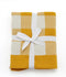 Gingham Baby Blanket | Mustard by Nana Huchy. Australian Art Prints, Gifts, Fashion and Homewares. Green Door Decor. www.greendoordecor.com.au
