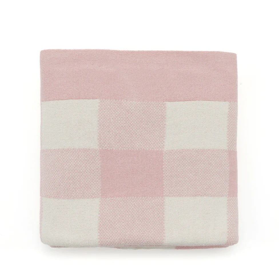 Gingham Baby Blanket | Pink by Nana Huchy. Australian Art Prints, Gifts, Fashion and Homewares. Green Door Decor. www.greendoordecor.com.au
