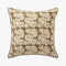 'Ginkgo' Square Linen Cushion (50x50cm) | Khaki by L&M Home. Australian Art Prints, Gifts, Fashion and Homewares. Green Door Decor. www.greendoordecor.com.au