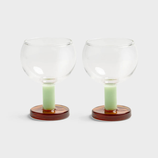 Klevering | Glass Cantine Amber (Set of 2) by Klevering, French Bazaar. Australian Art Prints, Gifts, Fashion and Homewares. Green Door Decor. www.greendoordecor.com.au