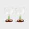 Klevering | Glass Cantine Amber (Set of 2) by Klevering, French Bazaar. Australian Art Prints, Gifts, Fashion and Homewares. Green Door Decor. www.greendoordecor.com.au