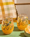 Glass Tumbler (Set of 2) | Golden Hour by La La Land. Australian Art Prints, Fashion and Homewares. Green Door Decor. www.greendoordecor.com.au
