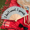 Glitter Silver Hand Fan | I Don't Sweat I Sparkle by Fisura, French Bazaar. Australian Art Prints, Gifts, Fashion and Homewares. Green Door Decor. www.greendoordecor.com.au