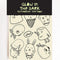 Cuties | Glow In The Dark Temporary Tattoos by Missy Minzy. Australian Art Prints, Gifts, Fashion and Homewares. Green Door Decor. www.greendoordecor.com.au