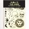 Skeleton | Glow In The Dark Temporary Tattoos by Missy Minzy. Australian Art Prints, Gifts, Fashion and Homewares. Green Door Decor. www.greendoordecor.com.au