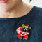 Goat Goals Brooch | Erstwilder x Pete Cromer Fairy Tales Collection. Australian Art Prints, Gifts, Fashion and Homewares. Green Door Decor. www.greendoordecor.com.au