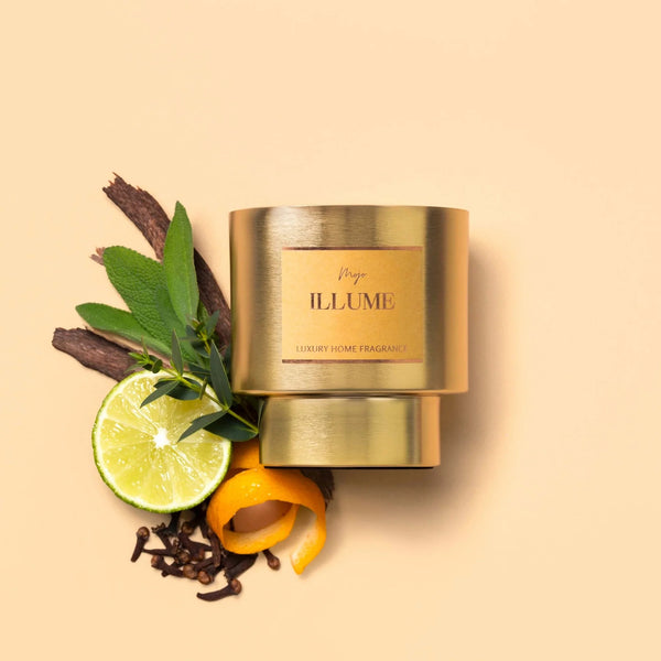 Mojo Candle | Gold Collection | Illume by Mojo Candle Co. Australian Art Prints, Gifts, Fashion and Homewares. Green Door Decor. www.greendoordecor.com.au